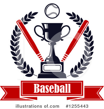 Royalty-Free (RF) Baseball Clipart Illustration by Vector Tradition SM - Stock Sample #1255443