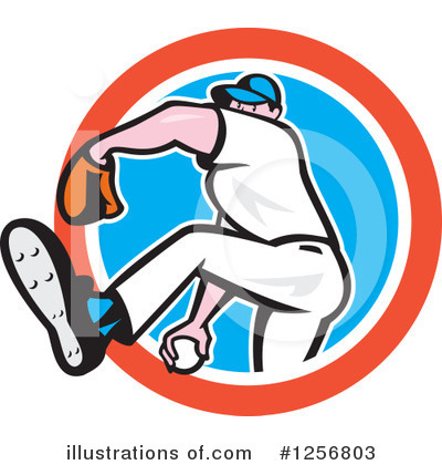 Royalty-Free (RF) Baseball Clipart Illustration by patrimonio - Stock Sample #1256803
