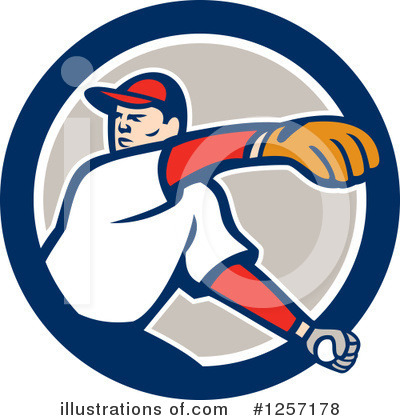 Baseball Player Clipart #1257178 by patrimonio
