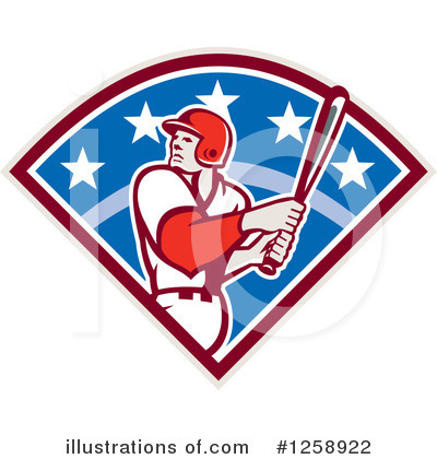 Baseball Player Clipart #1258922 by patrimonio