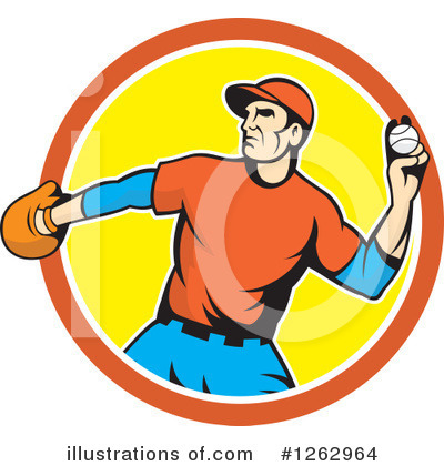 Royalty-Free (RF) Baseball Clipart Illustration by patrimonio - Stock Sample #1262964