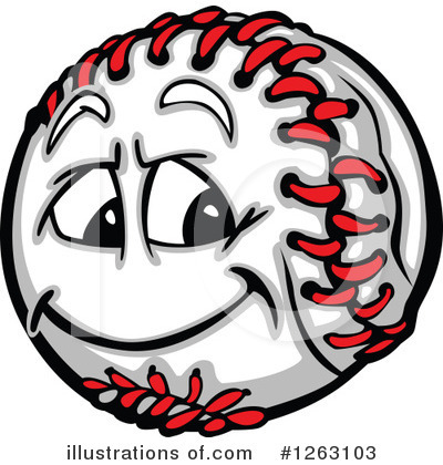 Royalty-Free (RF) Baseball Clipart Illustration by Chromaco - Stock Sample #1263103