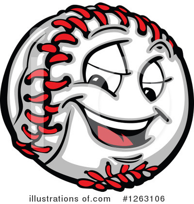 Royalty-Free (RF) Baseball Clipart Illustration by Chromaco - Stock Sample #1263106