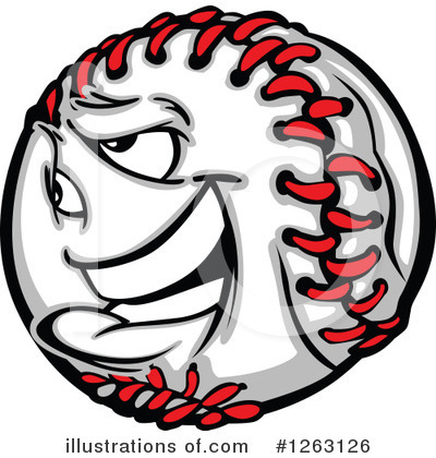 Royalty-Free (RF) Baseball Clipart Illustration by Chromaco - Stock Sample #1263126