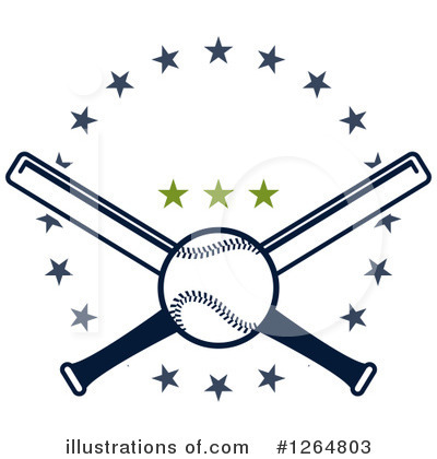 Royalty-Free (RF) Baseball Clipart Illustration by Vector Tradition SM - Stock Sample #1264803