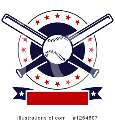 Royalty-Free (RF) Baseball Clipart Illustration by Vector Tradition SM - Stock Sample #1264807