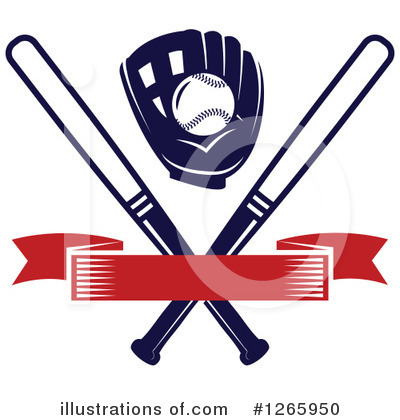 Baseball Mitt Clipart #1265950 by Vector Tradition SM