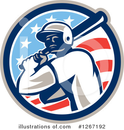 Royalty-Free (RF) Baseball Clipart Illustration by patrimonio - Stock Sample #1267192