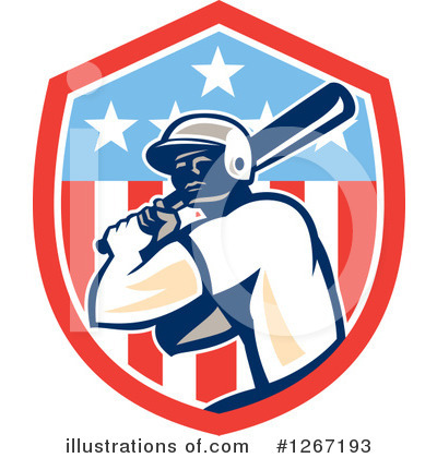Royalty-Free (RF) Baseball Clipart Illustration by patrimonio - Stock Sample #1267193