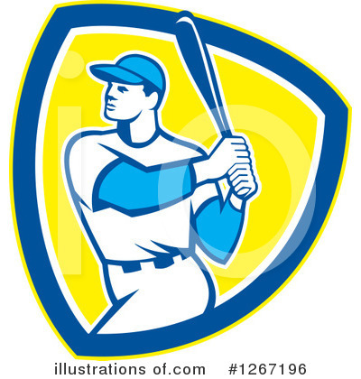 Royalty-Free (RF) Baseball Clipart Illustration by patrimonio - Stock Sample #1267196