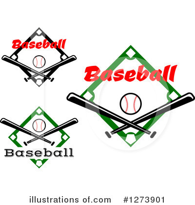 Royalty-Free (RF) Baseball Clipart Illustration by Vector Tradition SM - Stock Sample #1273901