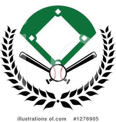 Baseball Diamond Clipart #1276905 by Vector Tradition SM