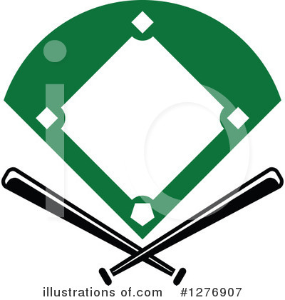 Baseball Diamond Clipart #1276907 by Vector Tradition SM