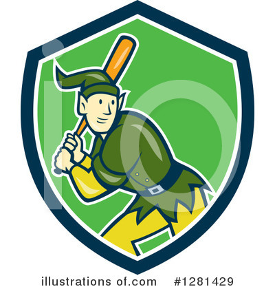 Royalty-Free (RF) Baseball Clipart Illustration by patrimonio - Stock Sample #1281429