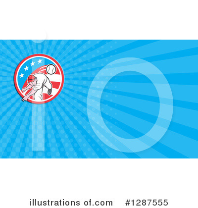 Royalty-Free (RF) Baseball Clipart Illustration by patrimonio - Stock Sample #1287555