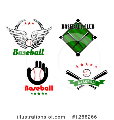 Royalty-Free (RF) Baseball Clipart Illustration by Vector Tradition SM - Stock Sample #1288266