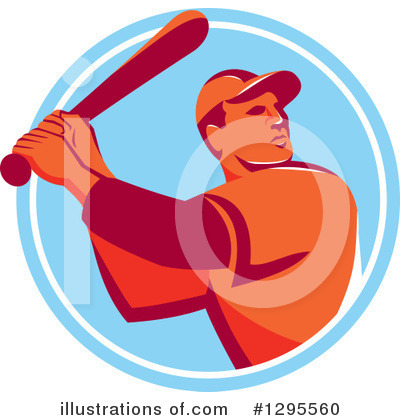 Royalty-Free (RF) Baseball Clipart Illustration by patrimonio - Stock Sample #1295560