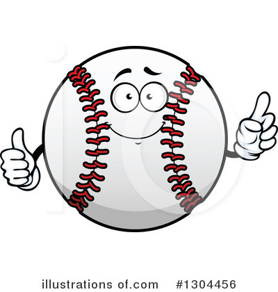 Royalty-Free (RF) Baseball Clipart Illustration by Vector Tradition SM - Stock Sample #1304456