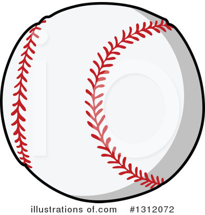Royalty-Free (RF) Baseball Clipart Illustration by Vector Tradition SM - Stock Sample #1312072