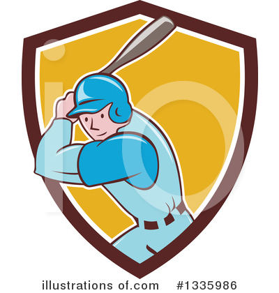 Royalty-Free (RF) Baseball Clipart Illustration by patrimonio - Stock Sample #1335986