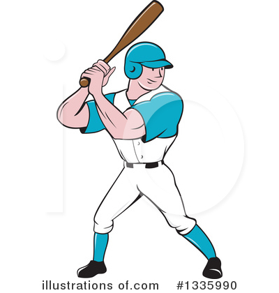 Royalty-Free (RF) Baseball Clipart Illustration by patrimonio - Stock Sample #1335990
