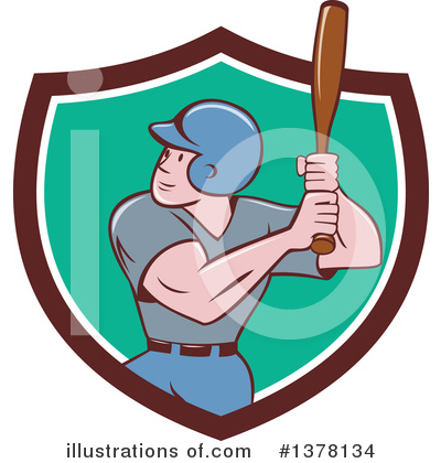 Royalty-Free (RF) Baseball Clipart Illustration by patrimonio - Stock Sample #1378134