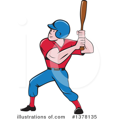 Royalty-Free (RF) Baseball Clipart Illustration by patrimonio - Stock Sample #1378135
