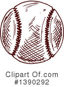 Baseball Clipart #1390292 by Vector Tradition SM