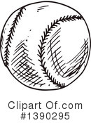 Baseball Clipart #1390295 by Vector Tradition SM