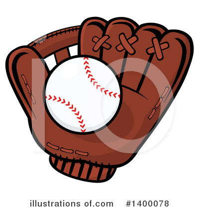 Baseball Mitt Clipart #1400078 by Hit Toon