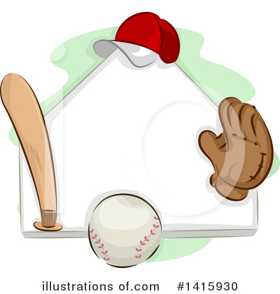 Baseball Mitt Clipart #1415930 by BNP Design Studio