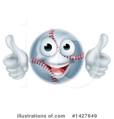 Royalty-Free (RF) Baseball Clipart Illustration by AtStockIllustration - Stock Sample #1427649