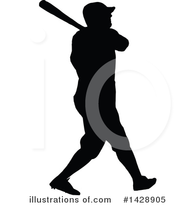 Royalty-Free (RF) Baseball Clipart Illustration by Prawny Vintage - Stock Sample #1428905