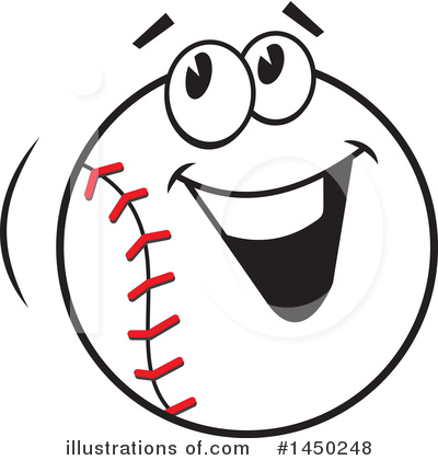Baseball Clipart #1450248 by Johnny Sajem