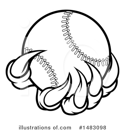 Royalty-Free (RF) Baseball Clipart Illustration by AtStockIllustration - Stock Sample #1483098