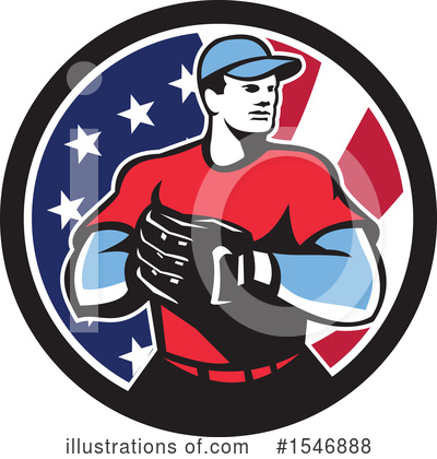 Royalty-Free (RF) Baseball Clipart Illustration by patrimonio - Stock Sample #1546888