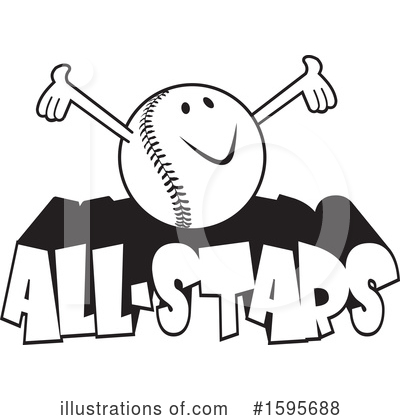 All Stars Clipart #1595688 by Johnny Sajem
