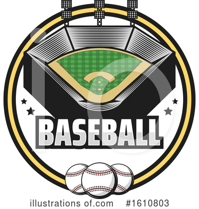 Royalty-Free (RF) Baseball Clipart Illustration by Vector Tradition SM - Stock Sample #1610803