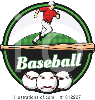 Baseball Player Clipart #1612227 by Vector Tradition SM
