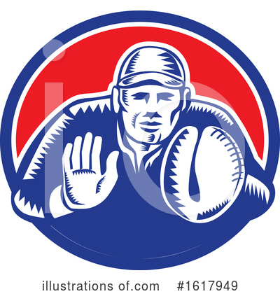 Royalty-Free (RF) Baseball Clipart Illustration by patrimonio - Stock Sample #1617949