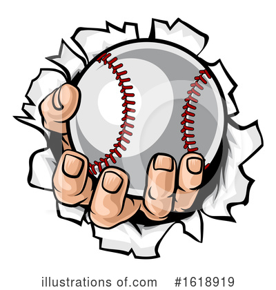 Royalty-Free (RF) Baseball Clipart Illustration by AtStockIllustration - Stock Sample #1618919