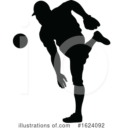 Baseball Player Clipart #1624092 by AtStockIllustration