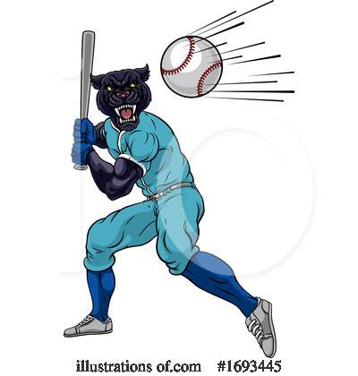 Baseball Player Clipart #1693445 by AtStockIllustration