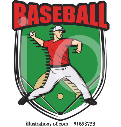 Baseball Player Clipart #1698733 by Vector Tradition SM