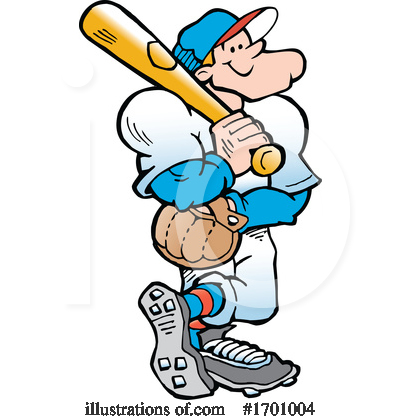 Baseball Clipart #1701004 by Johnny Sajem