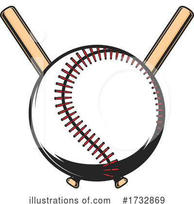Softball Clipart #1732869 by Vector Tradition SM