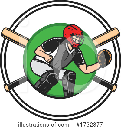 Royalty-Free (RF) Baseball Clipart Illustration by Vector Tradition SM - Stock Sample #1732877