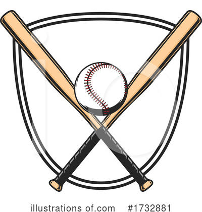 Royalty-Free (RF) Baseball Clipart Illustration by Vector Tradition SM - Stock Sample #1732881