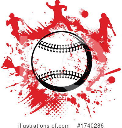 Royalty-Free (RF) Baseball Clipart Illustration by Vector Tradition SM - Stock Sample #1740286