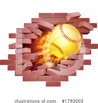 Royalty-Free (RF) Baseball Clipart Illustration by AtStockIllustration - Stock Sample #1783003